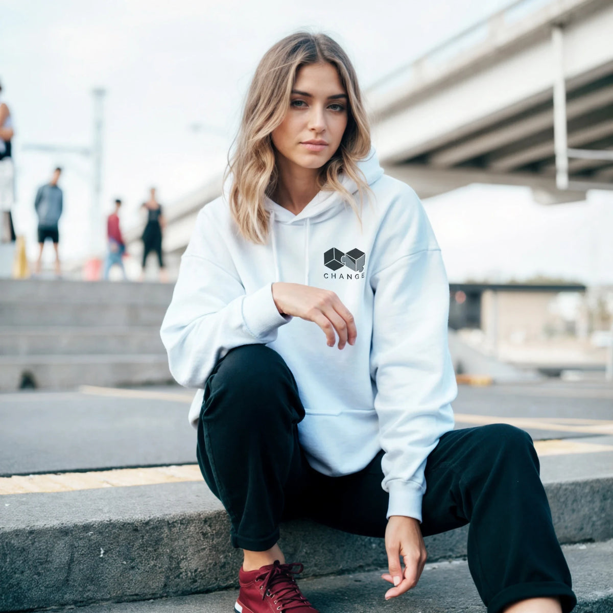 The embroidered hoodie