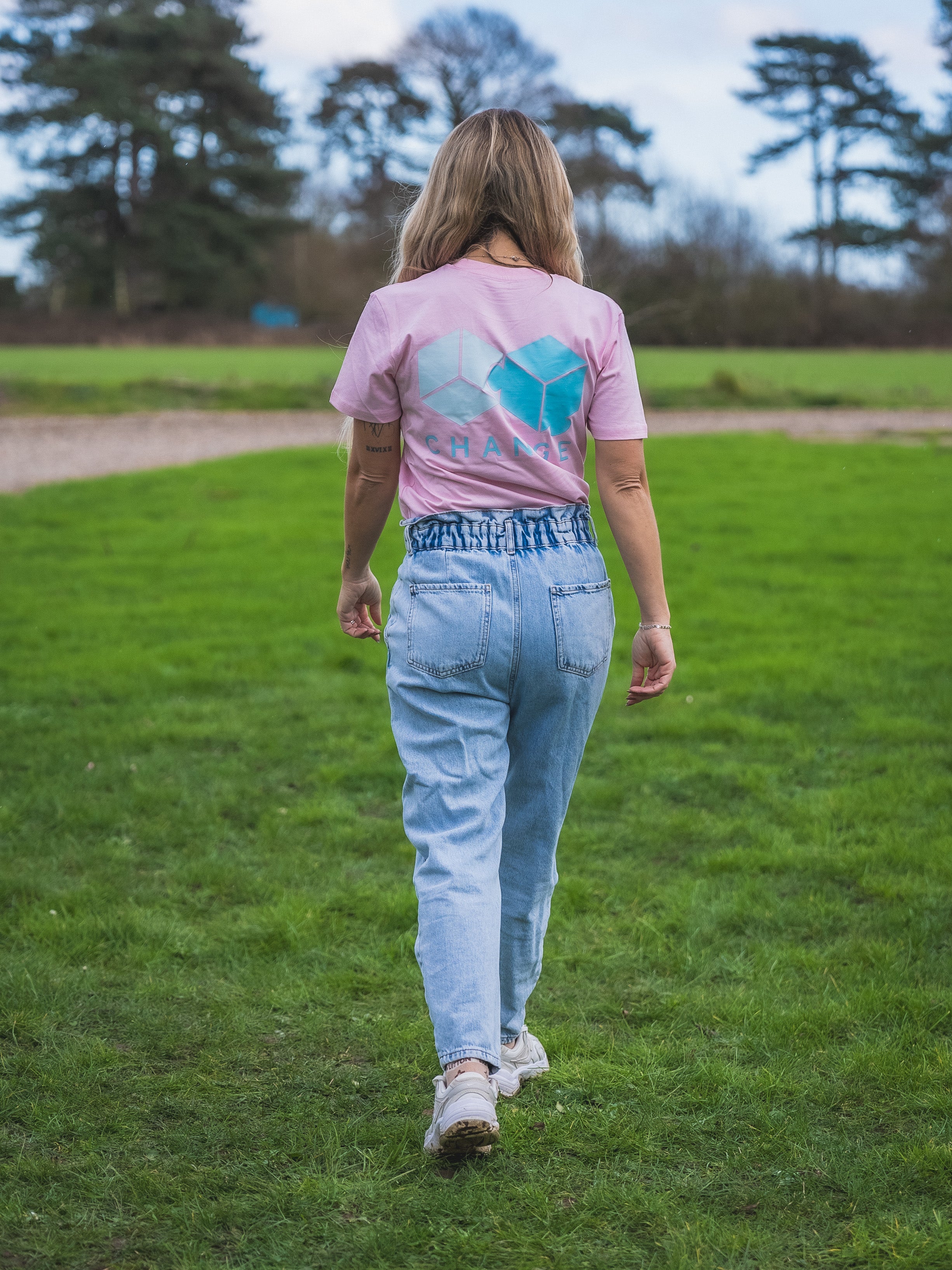 Women's Classic Tee Logo - Pink