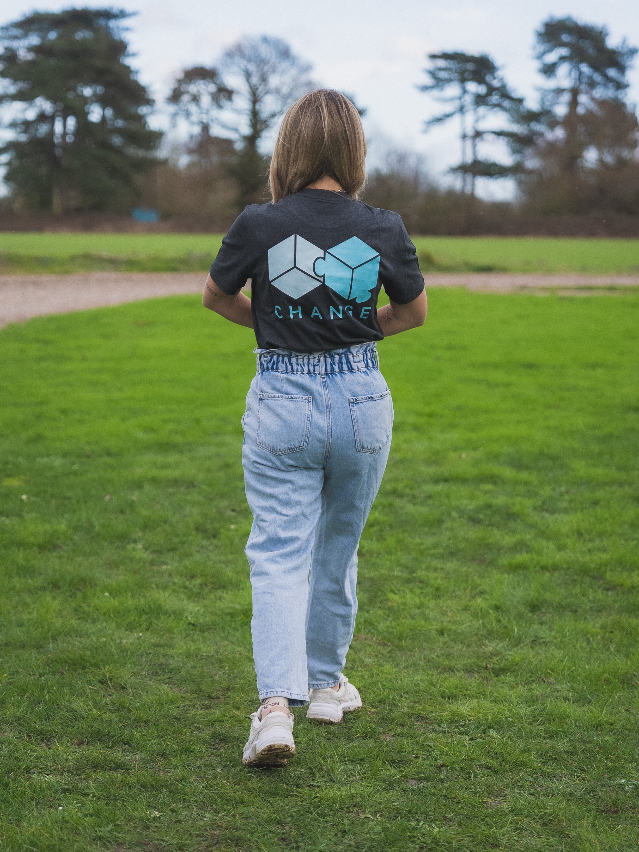 Women's Classic Tee Logo - Grey