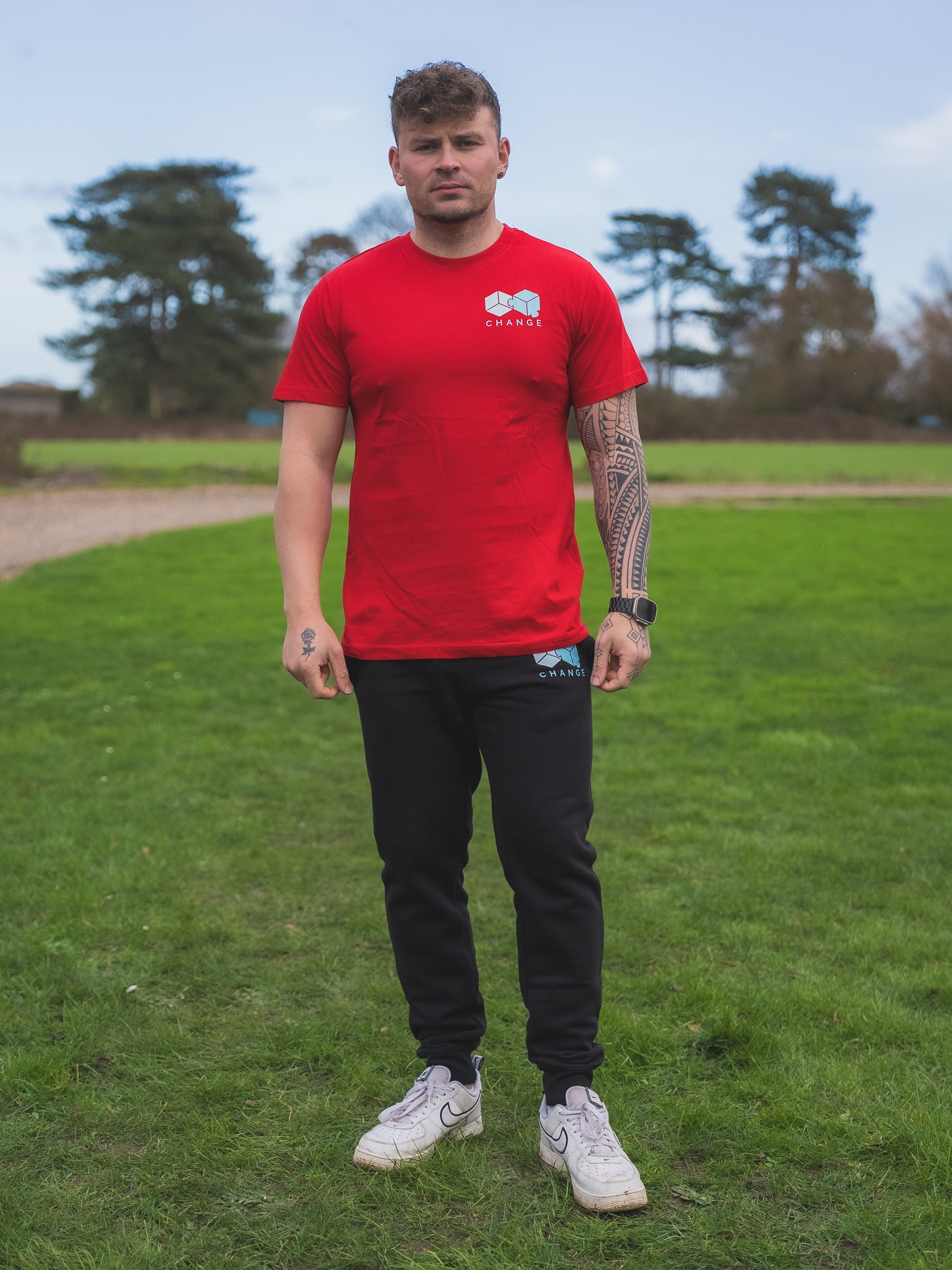 Men's Classic Tee Logo - Red