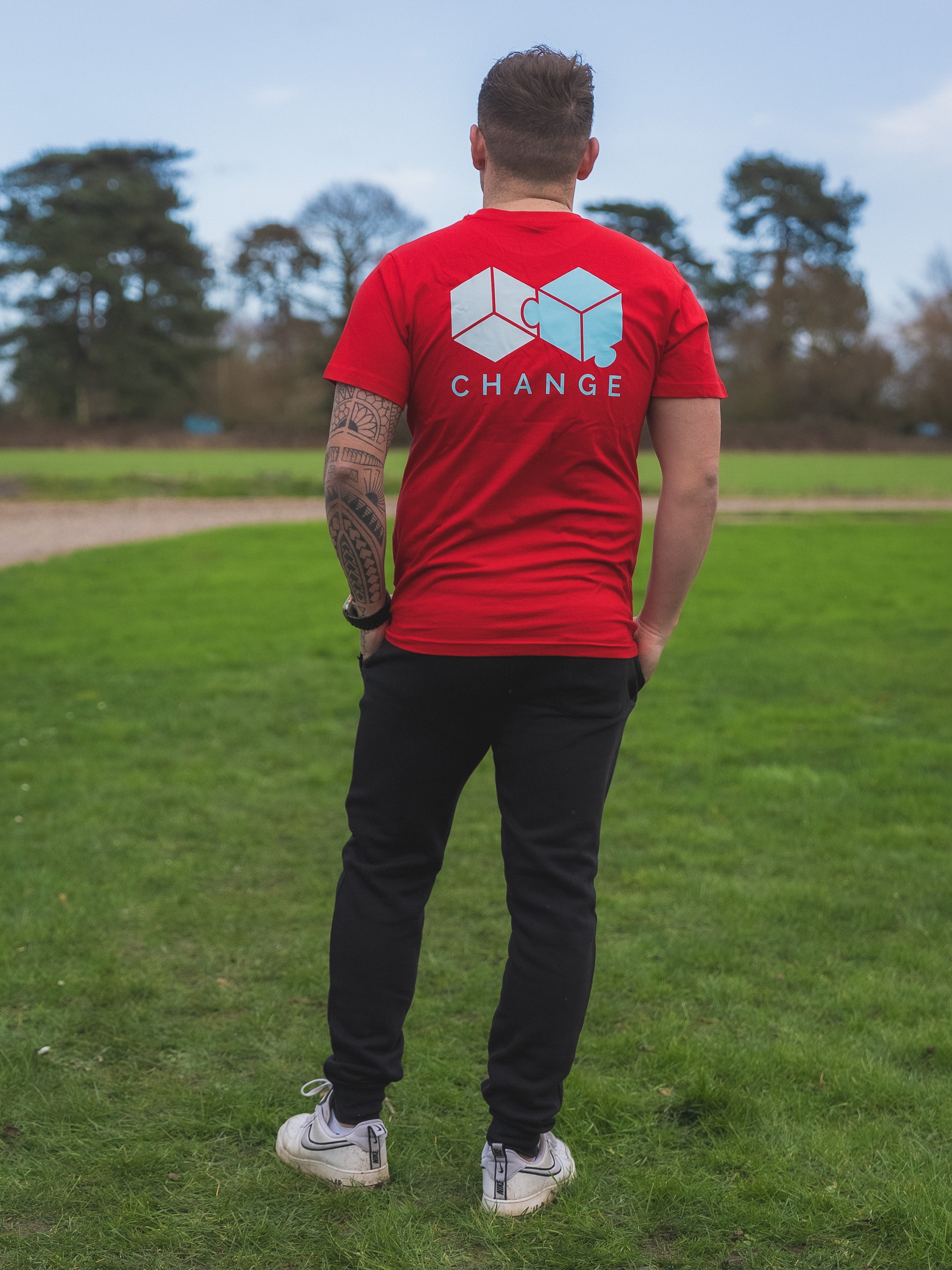 Men's Classic Tee Logo - Red