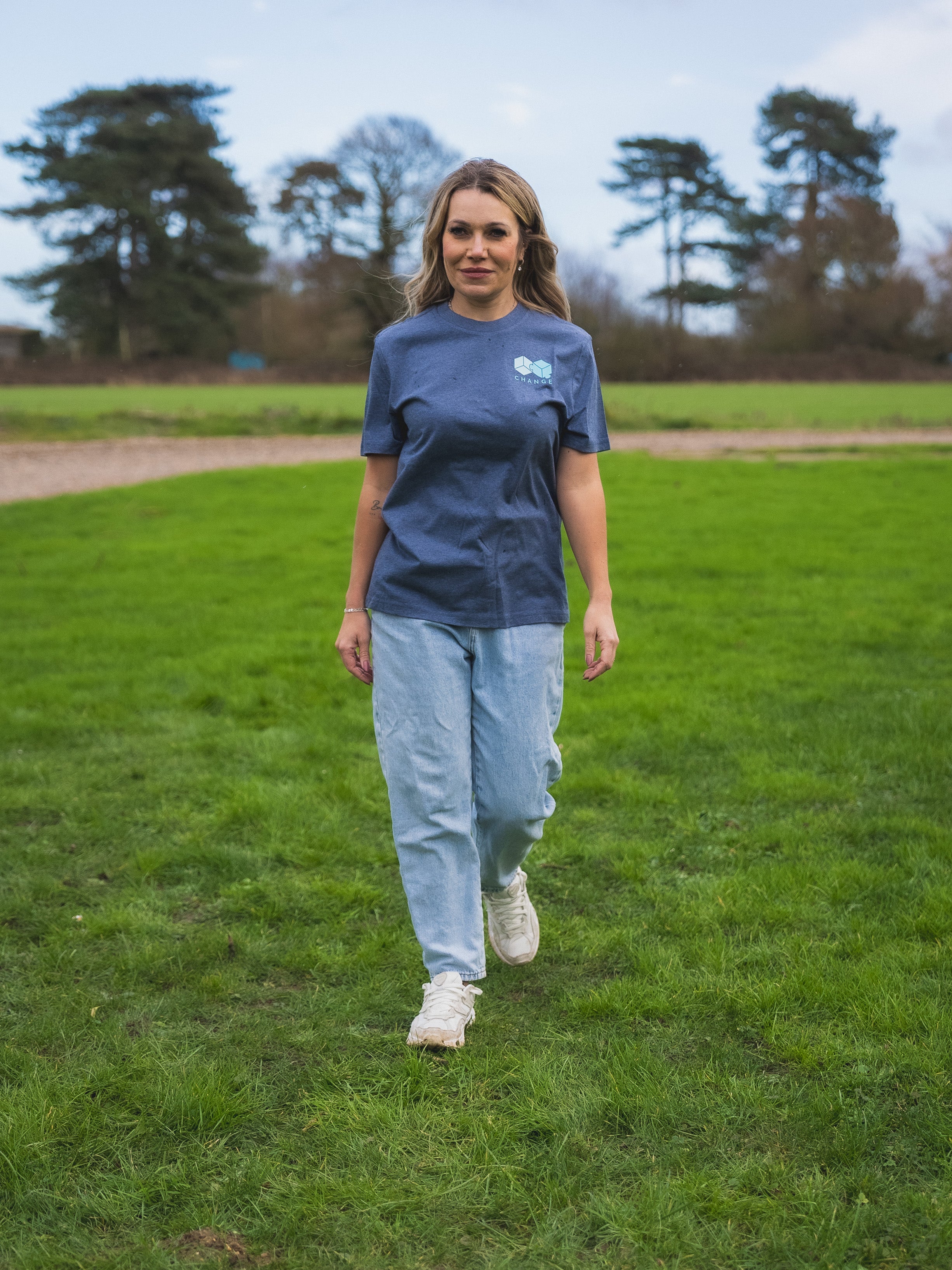 Women's Classic Tee Logo - Navy Blue