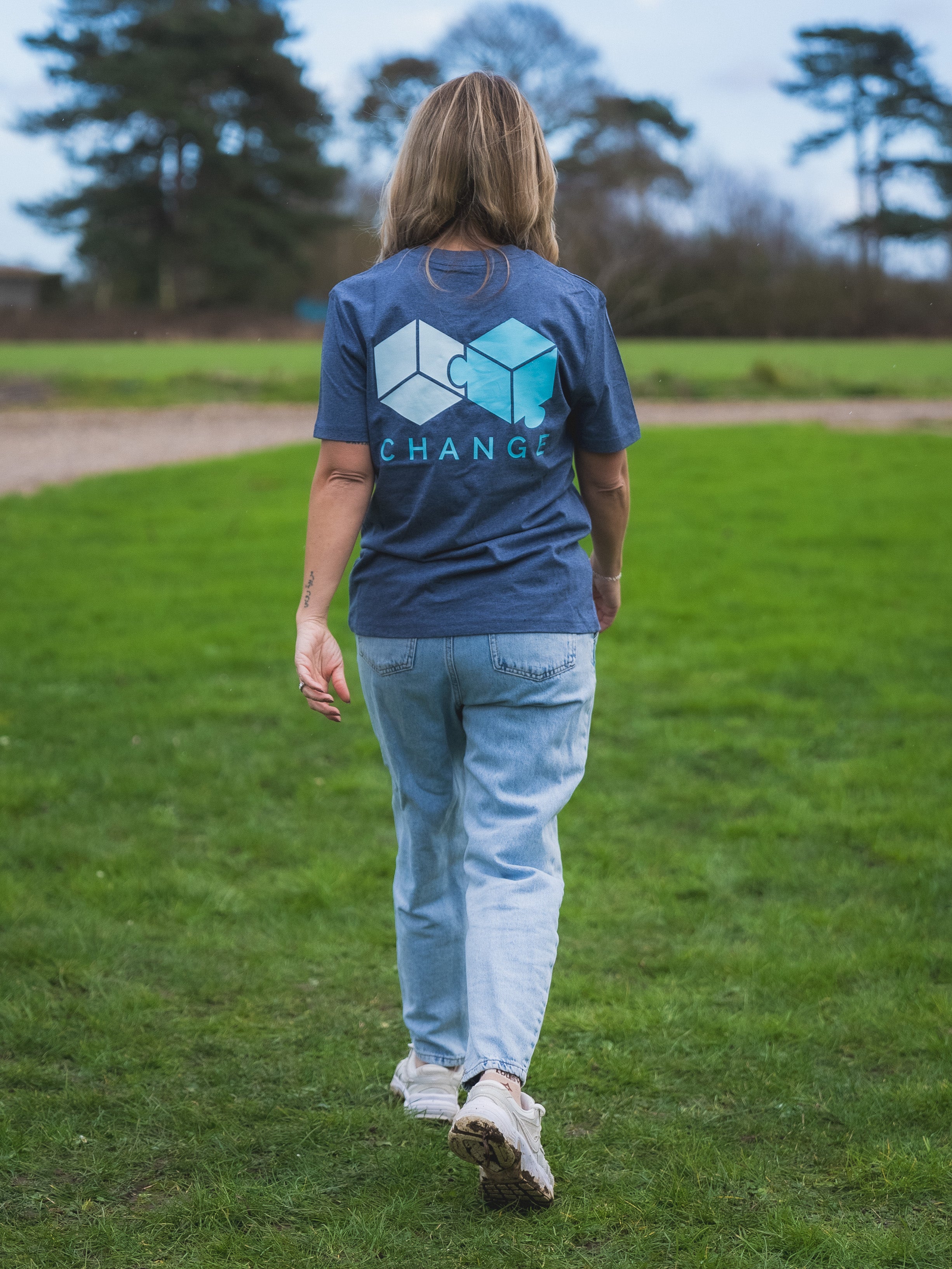 Women's Classic Tee Logo - Navy Blue