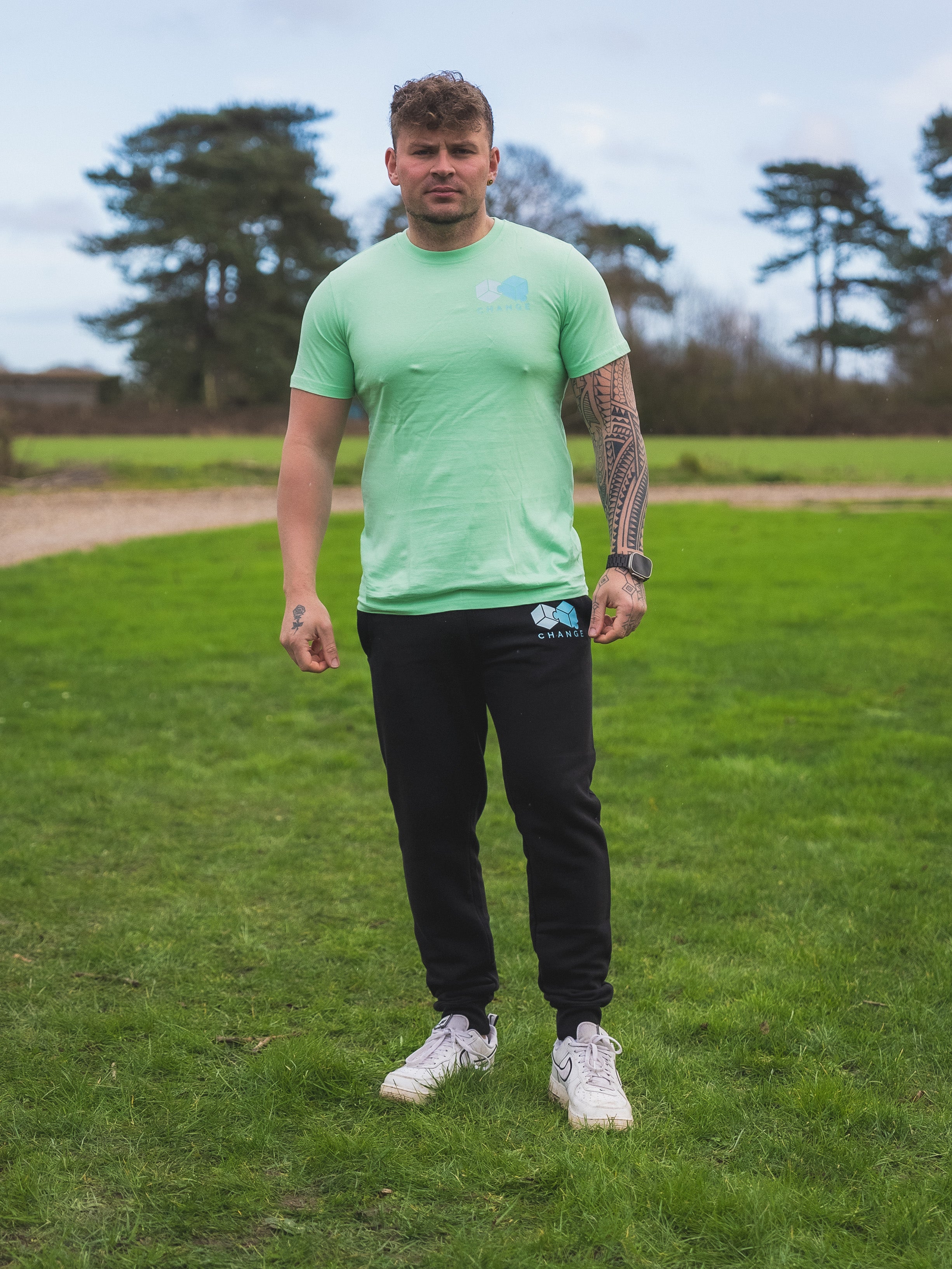 Men's Classic Tee Logo - Mint Green