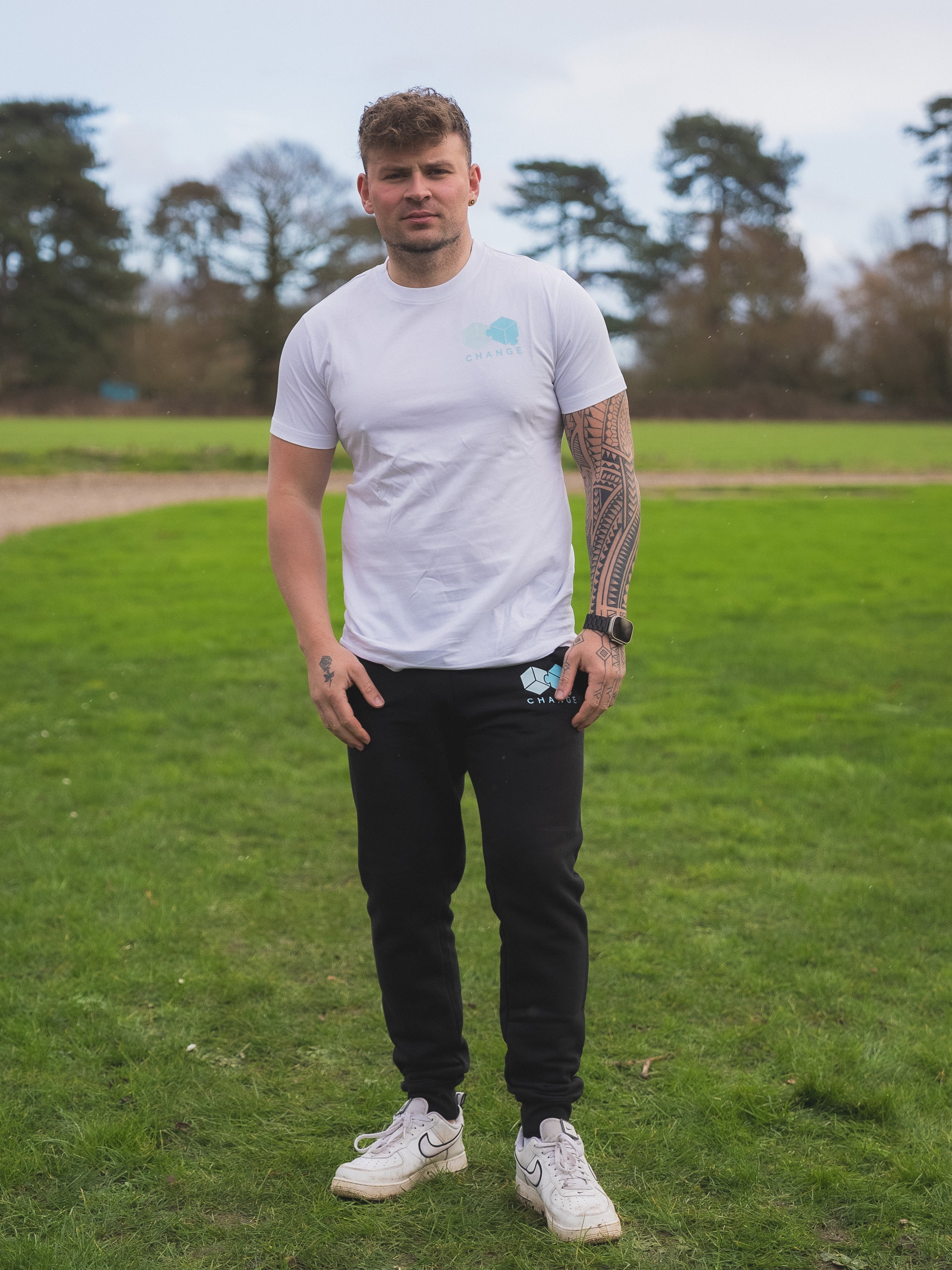 Men's Classic Tee Logo - White