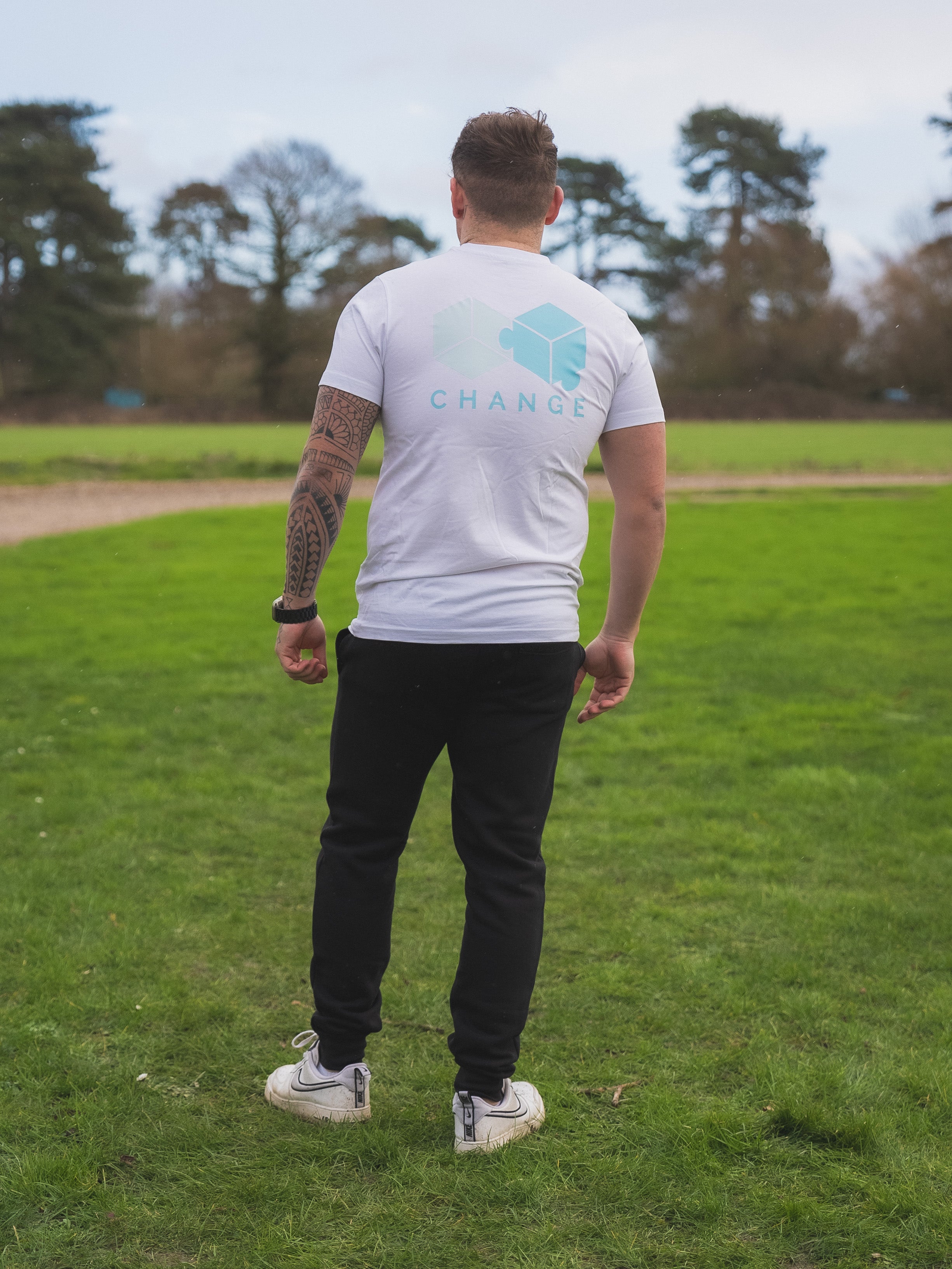 Men's Classic Tee Logo - White