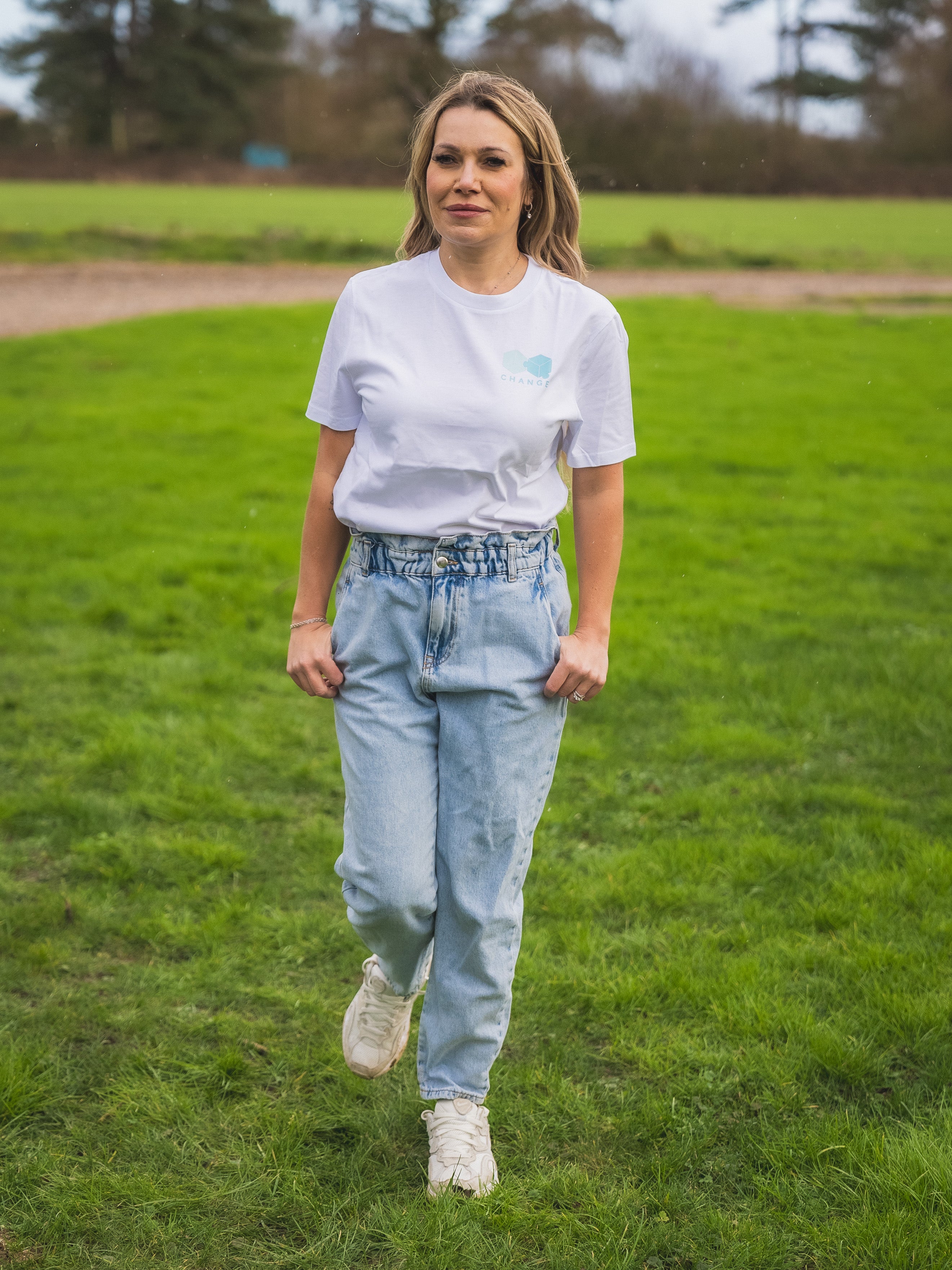 Women's Classic Tee Logo - White