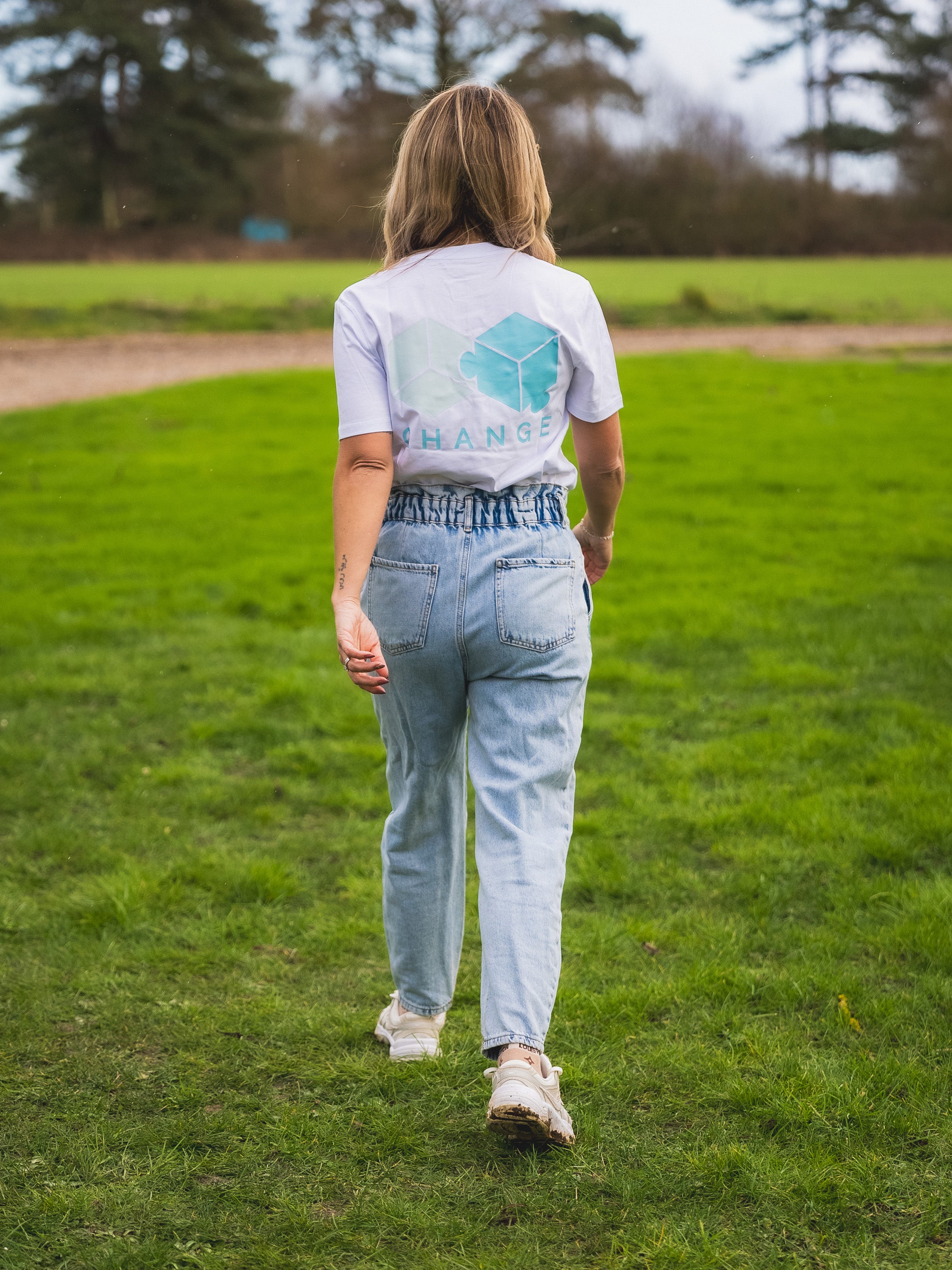 Women's Classic Tee Logo - White