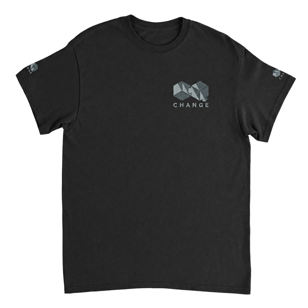 Heavyweight Men's Crewneck T-shirt | Premium Embroidery